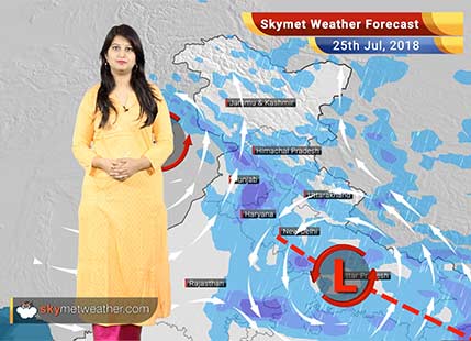 Weather Forecast for July 25: Rain in Delhi, Gwalior, Lucknow, Patna