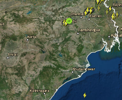 Lightning in Chhattisgarh