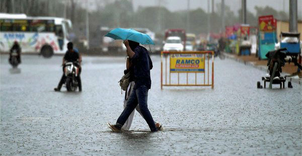 Monsoon rains in Madhya Pradesh