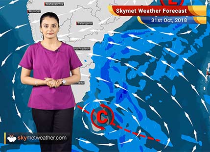 Weather Forecast for Oct 31: Rains in Tamil Nadu, Kerala, West Bengal; Central and Northwest Plains to remain dry