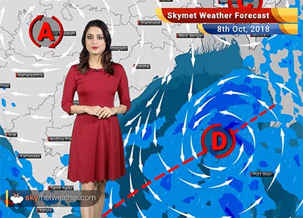 Weather Forecast for Oct 8: Rain in Chennai, TN, Kerala, Coastal Karnataka, hot in Kutch, West Rajasthan