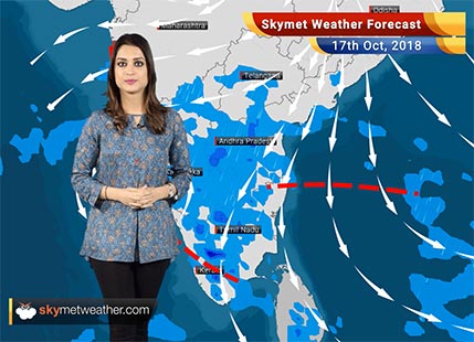 Weather Forecast for Oct 17: Rain in Kerala, TN, Karnataka, Pollution to rise in Delhi