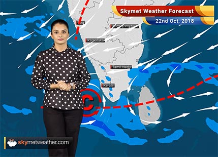 Weather Forecast for Oct 22: Parts of Tamil Nadu, Kerala, Karnataka to witness rain; rest of the country remains dry