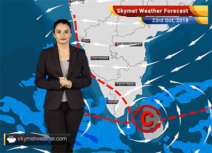 Weather Forecast for Oct 23: Rain in Kerala, Tamil Nadu, cool mornings for Northwest India including Delhi