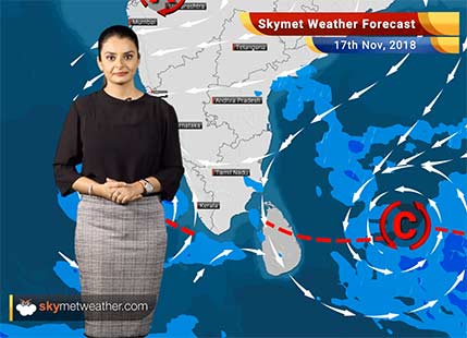 Weather Forecast for Nov 17: Cyclone Gaja weakens into a Depression, Rains to Increase over Lakshadweep