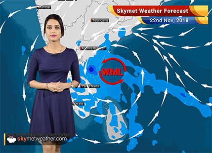 Weather Forecast for Nov 22: Rain in Chennai, TN, Kerala, Karnataka; Delhi pollution to be in ‘very poor’ category