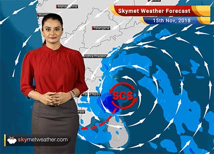 Weather Forecast for Nov 15: Severe Cyclone Gaja to give heavy rains in parts of TN; rains in Delhi give marginal relief from pollution