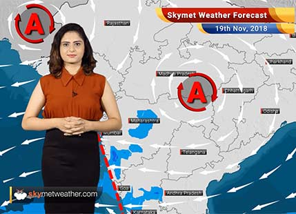 Weather Forecast for Nov 19: Rains over Tamil Nadu, Kerala, Karnataka; Northwest to remain dry