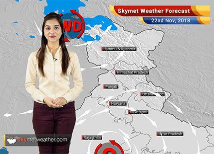 Weather Forecast for Nov 22: Rains ahead for Chennai, TN, Kerala, Karnataka; Delhi pollution to remain in ‘very poor’ category