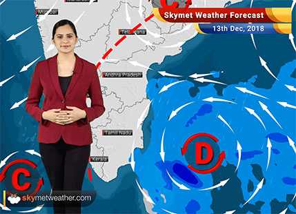 Weather Forecast for Dec 13: Depression in Bay, mercury to dip across Northwest India