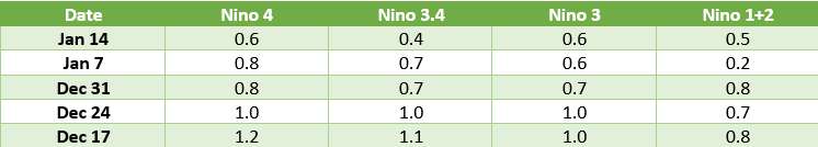 El nino temp