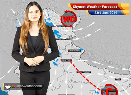 Weather Forecast Jan 23: Rain in Kashmir, Himachal, UP, Bihar and Jharkhand likely