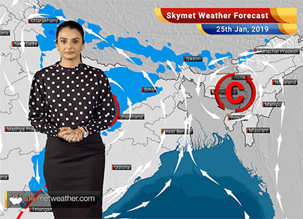 Weather Forecast Jan 25: Light to moderate rains over Kashmir, Himachal Pradesh, Uttarakhand