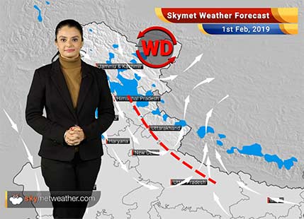 Weather Forecast Feb 1: Light rain, snow over Gulmarg, Kedarnath, Kullu, Dharamshala