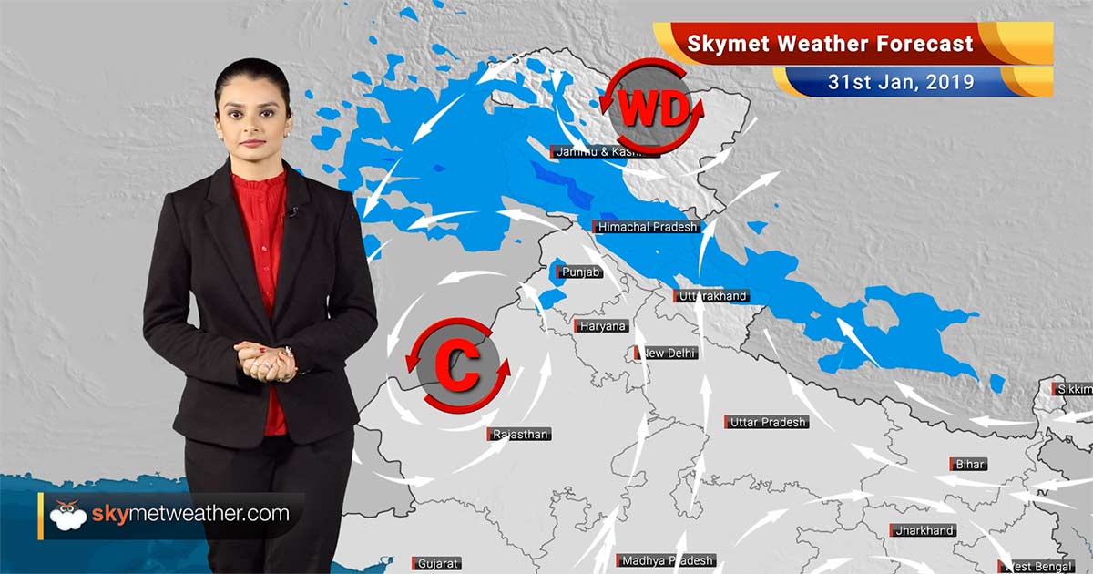 Weather Forecast Jan 31 Rain, snow over Kashmir, Srinagar, Kedarnath