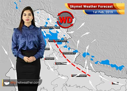 Weather Forecast for Feb 1: Light rain, snowfall over Srinagar, Manali, Shimla