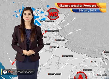 Weather Forecast for Jan 12: Rain and snowfall in North India. Relief from cold nights in the Plains