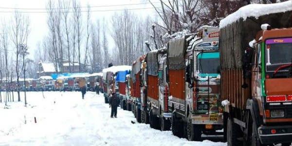 Snow in Kashmir