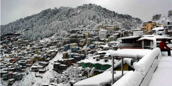 Snow in Kashmir