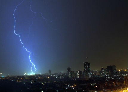 Lightning strikes in Bihar