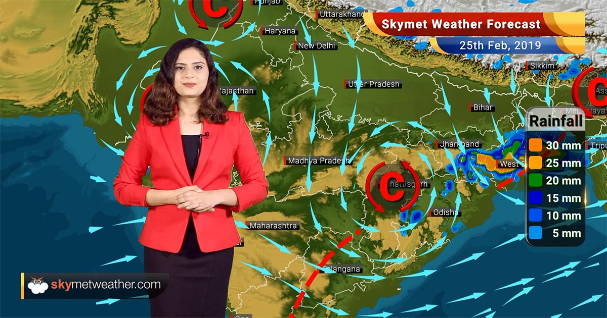 Weather Forecast For Feb 25: Rain Likely In Bihar, Jharkhand, Odisha ...