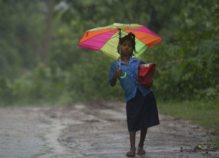 Rain in Northeast India