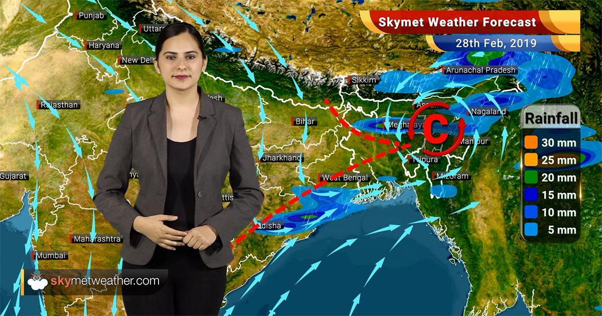 Weather Forecast Feb 28: Rain In West Bengal, Odisha, Northeast India ...