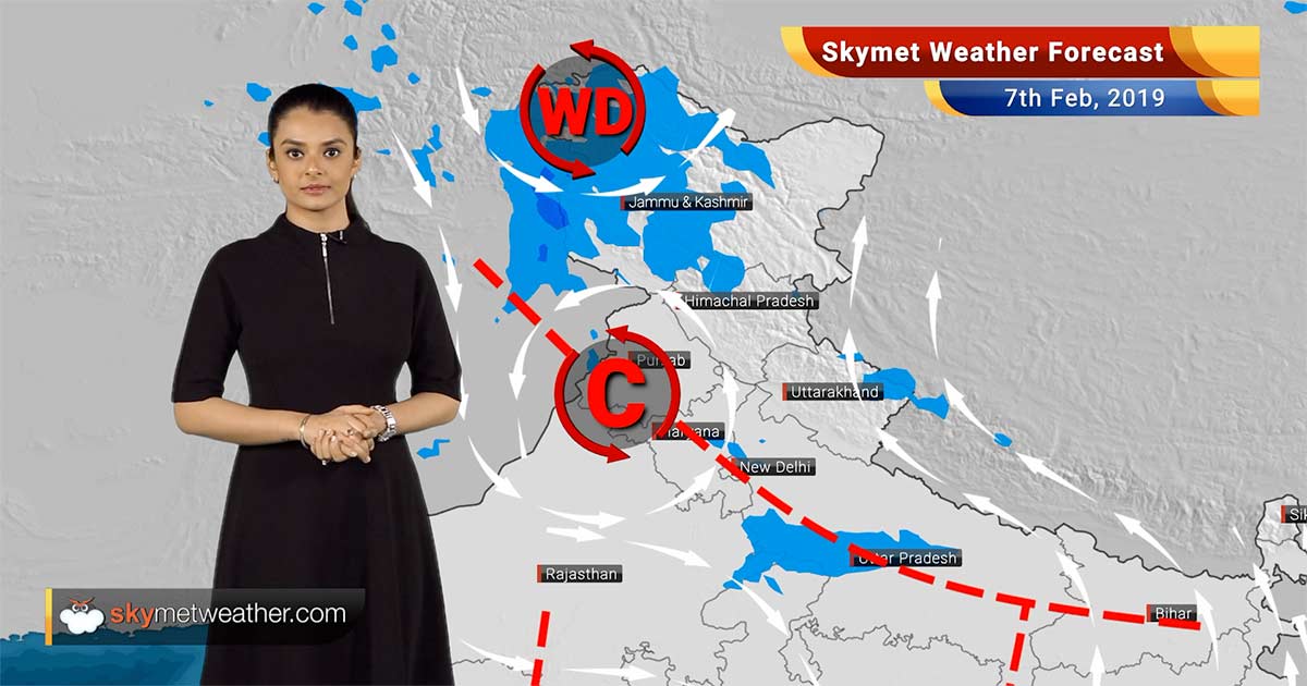 Weather Forecast Feb 7 Heavy rains, snow in Srinagar, Badrinath; Delhi