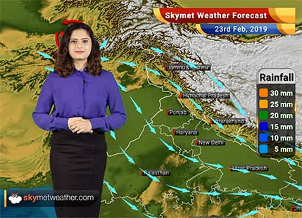 Weather Forecast for Feb 23: Rain in Himachal Pradesh, Jammu and Kashmir, MP, Vidarbha, Chhattisgarh