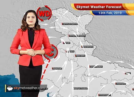 Weather Forecast for Feb 13: Rains likely in  Himachal, Uttarakhand, Kashmir, Delhi, Haryana, Punjab