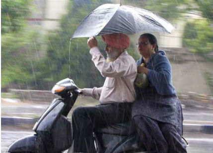 Rain in Northwest India