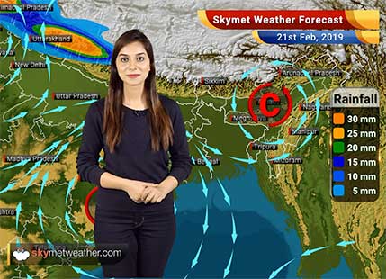 Weather Forecast for Feb 21: Rain in North India to continue, Delhi pollution to improve