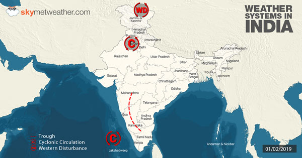 Weather Forecast for February 2 Across India | Skymet Weather Services