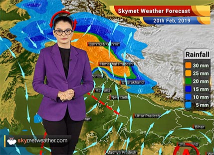 Weather Forecast Feb 20: Rains in Srinagar, Manali, Chamoli, parts of Punjab, Haryana, Delhi, Bareilly