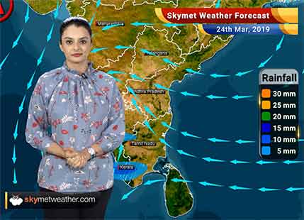 Weather Forecast March 24: Delhi, Gurugram, Chandigarh, Jaisalmer, Jaipur to witness rains; Chennai, Hyderabad to be warm