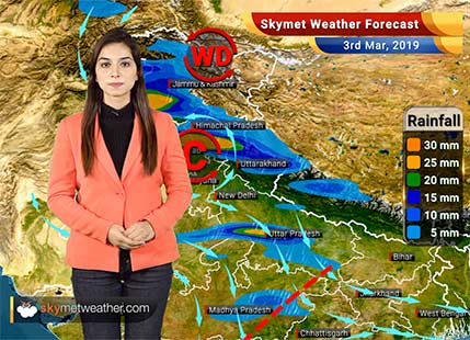 Weather Forecast for Mar 3: Rain in Chandigarh, Amritsar, Jaipur, Varanasi, Ujjain