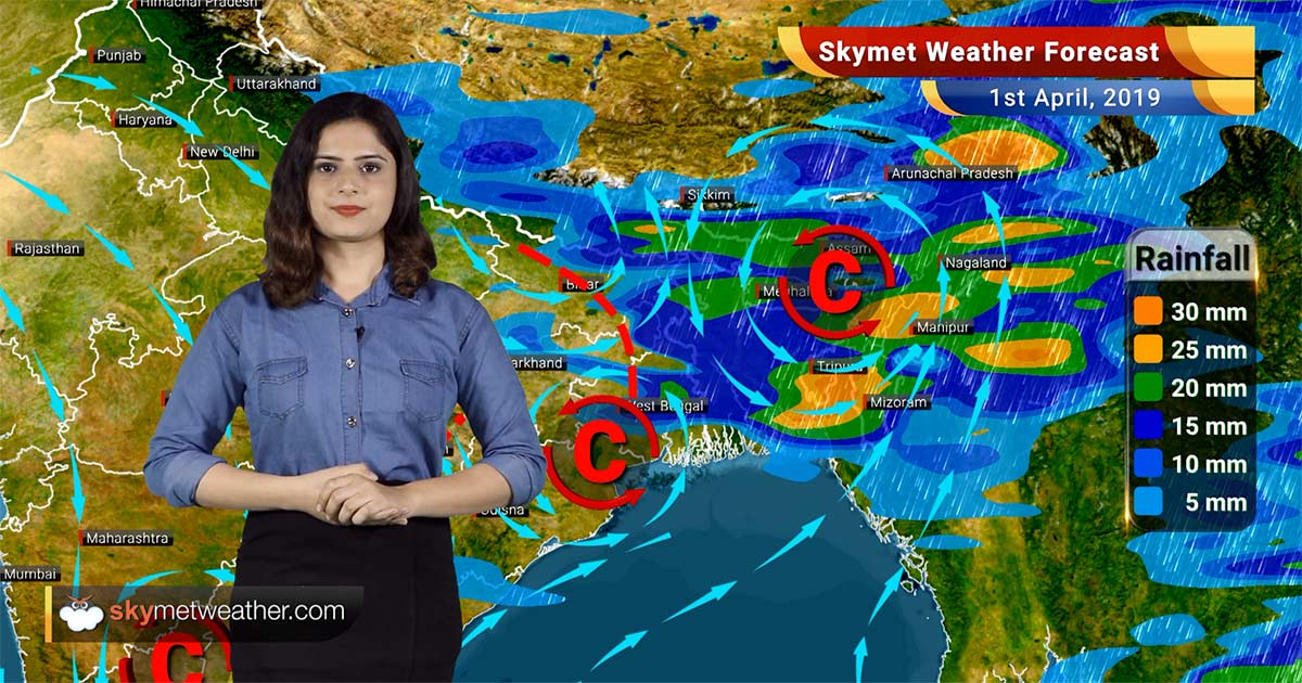 Weather Forecast For April 1: Rains Likely In Bihar, Jharkhand, Odisha ...