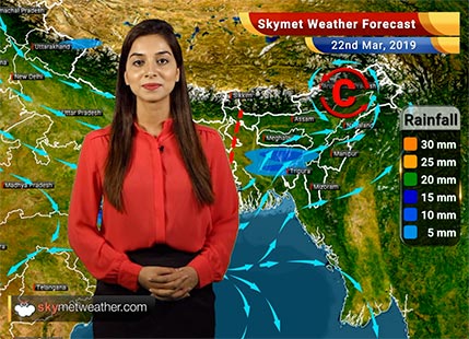 Weather Forecast for March 22: Light rain in Sikkim, Balasore, Mayurbhanj, and Keonjhargarh