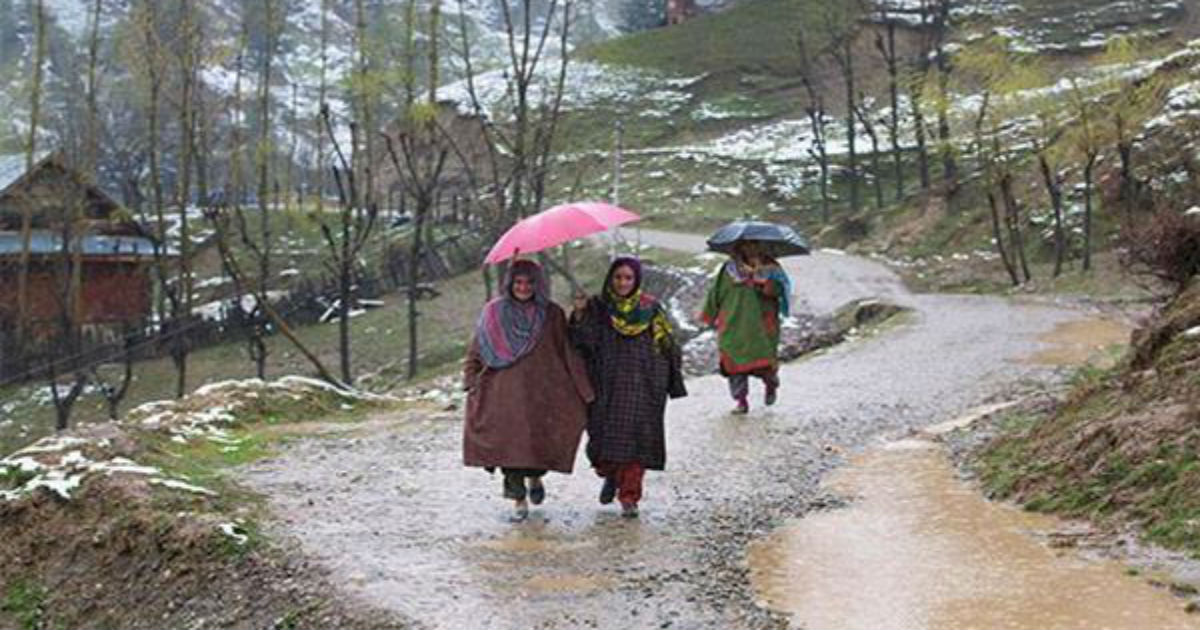 Weather in Kashmir and Himachal Kashmir, Himachal and Uttarakhand to