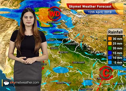 Weather Forecast April 12: Rain in Kashmir, Himachal, West Bengal, Odisha, northeastern states