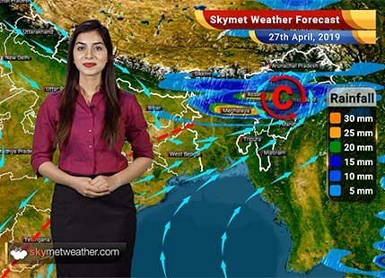 Weather Forecast for April 27: Rain in West Bengal Northeast, heat wave in Delhi