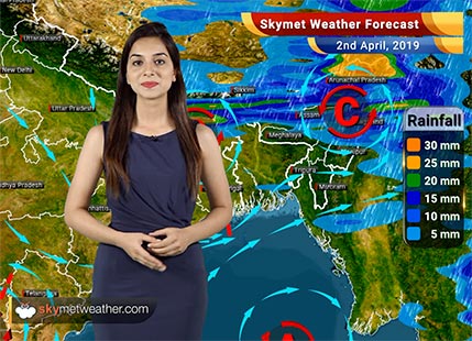 Weather Forecast for April 2: Heatwave in Barmer, Jaisalmer and Jalore, Rain in the Northeast India