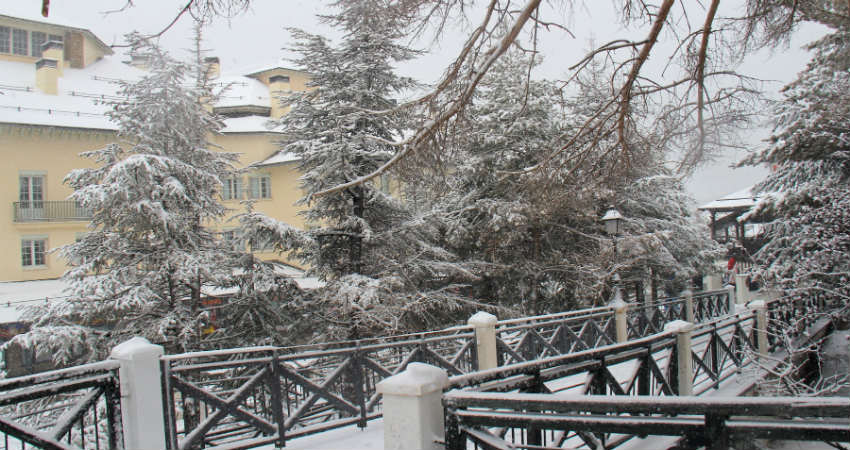 Spring snow in Spain