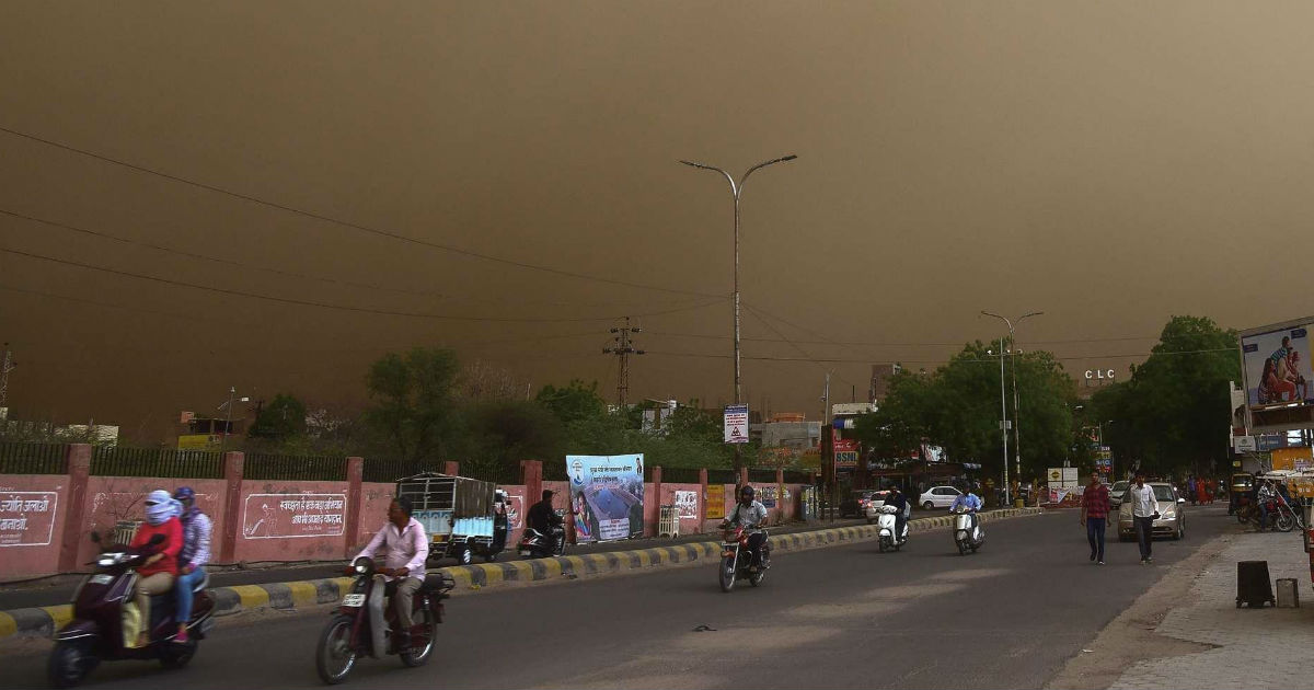 Dust storm in UP, Bihar