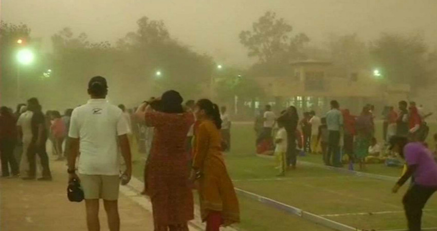 Dust storm in Delhi and NCR