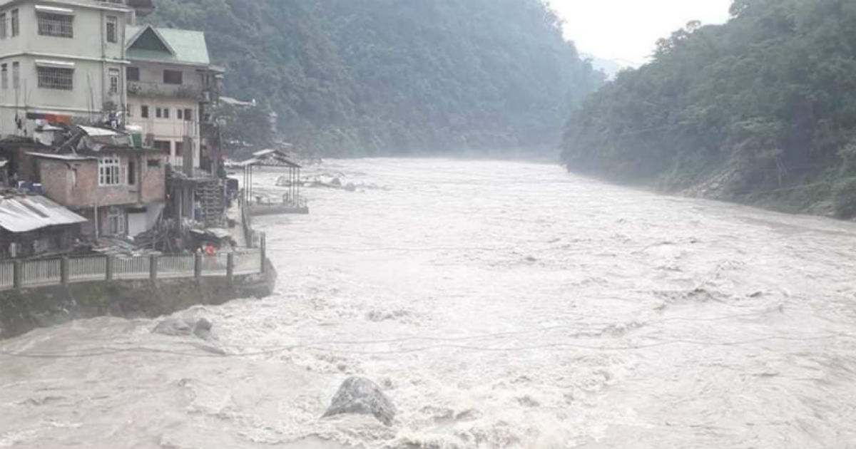 Clouburst in Sikkim