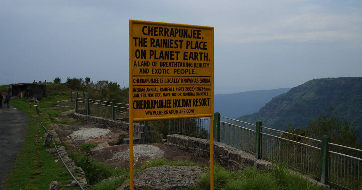 Torrential Rains in Cherrapunji