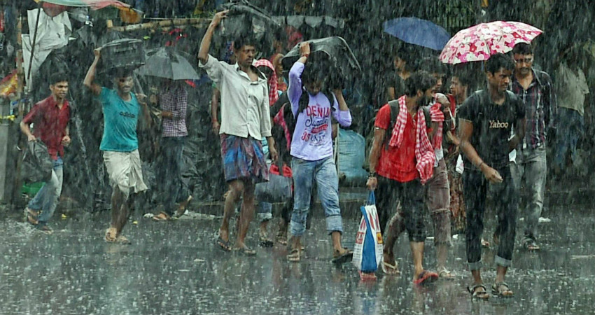 Rain in West Bengal and Odisha