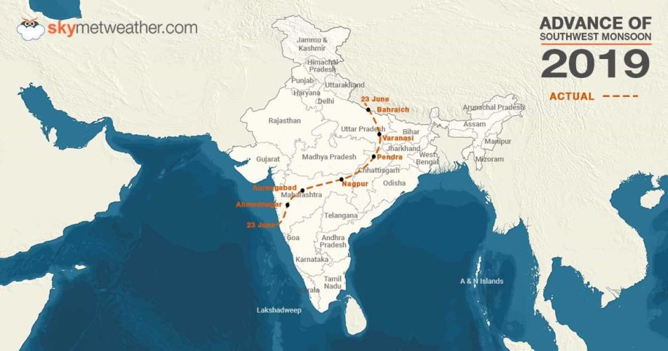 Progress Of Monsoon