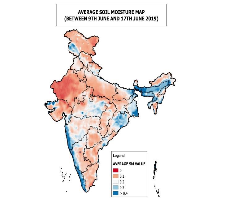 soil moisture in India